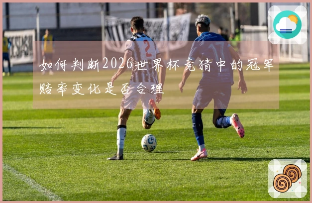 如何判断2026世界杯竞猜中的冠军赔率变化是否合理